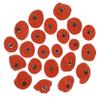 Atomik Rock Climbing Holds Set of 22 Bolt-on Kids Tennis-Shoe Friendly in Earth Tone Rust view 1