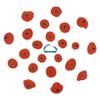 Atomik Rock Climbing Holds Set of 22 Bolt-on Kids Tennis-Shoe Friendly in Earth Tone Rust view 4