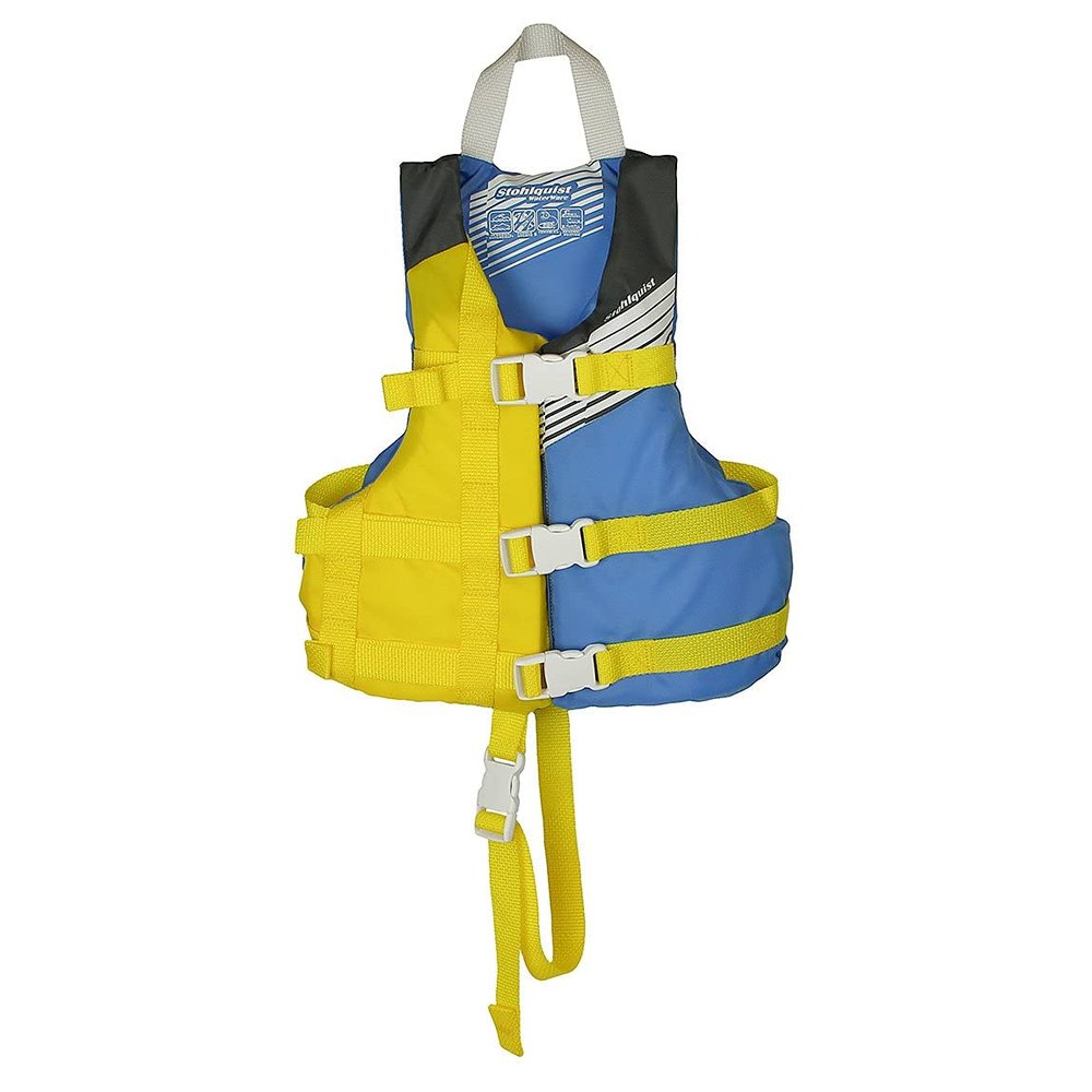 Stohlquist Kids Life Jacket 30-50 lbs - Coast Guard Approved Life Vest - Type III PFD for Boys and Girls - Secure & Adjustable Fit for Swimming, Boating & Water Sports