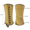 SMONT Canvas Gaiters Snake Gaiters Leg Gaiters for Men Ww2 Gaiters Reproduction Wwii Us M1936 Leggings Gaiters for Hiking Army Khaki Canvas Gaiters Puttee Protection For Legs, 3R view 4