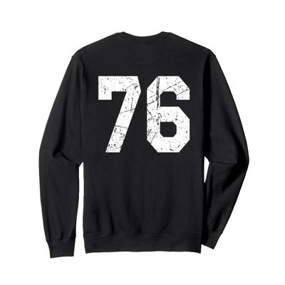 Jersey Uniform Number #76 Sweatshirt