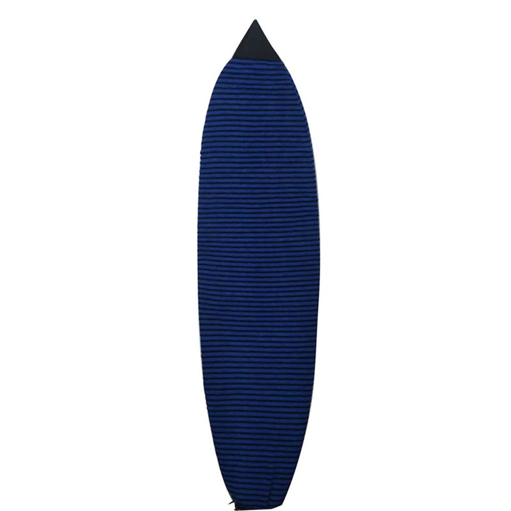 Surfboard Socks Cover 8ft Quick-Dry Surfboard Sock Surfing Protective Bag (Color : 8ft Blue and Black)