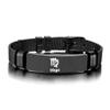 ZKXXJ 12 Constellation Virgo Bracelets for Men Women,Adjustable Stainless Steel Horoscope Zodiac Cuff Bracelet Birthday Jewelry Gifts for Him Her view 1