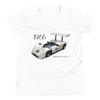 1966 Chaparral 2E Can Am Racer Youth Short Sleeve T-Shirt White view 1
