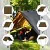 KALINCO Camping Tarp Waterproof, 10X12FT Hammock Rain Fly Tarp Tent, Multifunctional Tent Footprint, Lightweight and Compact for Backpacking, Hiking (Coffee-10X12FT) view 4