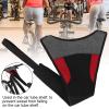 Bicycle Sweatband, Bike Sweatproof Net Training Tape Sweatproof Net Bike Frame Sweat Guard for Cycling Training(Black-Red) view 2