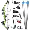 AMEYXGS Archery Compound Bows Kit Adult Hunting Bow 30-55 Lbs IBO 310fps with Accessories-No Bow Press Needed - Right Handed (Camouflage Green kit) view 1