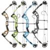 AMEYXGS Archery Compound Bows Kit Adult Hunting Bow 30-55 Lbs IBO 310fps with Accessories-No Bow Press Needed - Right Handed (Black) view 1