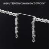 ALEOED 2 Pieces Bike Chain Hook Stainless Steel Connecting Repair Tool for Mountain Road Bicycle MTB view 2