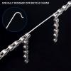 ALEOED 2 Pieces Bike Chain Hook Stainless Steel Connecting Repair Tool for Mountain Road Bicycle MTB view 4