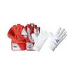 CW Diamond Cricket Keeping Gloves Wicket Keeper Gloves Wicket Keeping Gloves Hand Protector Gloves Wicket Keeping Gloves Combo with Inners Padded Wicket Inner Gloves view 1