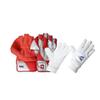 CW Diamond Cricket Keeping Gloves Wicket Keeper Gloves Wicket Keeping Gloves Hand Protector Gloves Wicket Keeping Gloves Combo with Inners Padded Wicket Inner Gloves view 2
