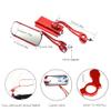 Bike Mirrors Handlebar Rearview Mirror, Bicycle Mirrors for Handlebars 2 pack, Bike Mirrors for Handlebar for Electric Bike, Mountain Bike, and Fixed Gear Bike (Red) view 2