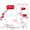 Bike Mirrors Handlebar Rearview Mirror, Bicycle Mirrors for Handlebars 2 pack, Bike Mirrors for Handlebar for Electric Bike, Mountain Bike, and Fixed Gear Bike (Red) view 3