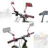 Bike Mirrors Handlebar Rearview Mirror, Bicycle Mirrors for Handlebars 2 pack, Bike Mirrors for Handlebar for Electric Bike, Mountain Bike, and Fixed Gear Bike (Red) view 4