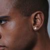 12 Pairs 316L Stainless Steel Screw Flat Back Stud Earrings Black Hypoallergenic Ear Piercing Earrings for Men Women 4-9mm view 2