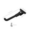 Create idea Black Kickstand Compatible with Xiaomi M365/Pro 1s Aluminum Alloy Parking Stand Anti-Rust Durable Foot Support Electric Scooter Replacement Part Accessories view 4