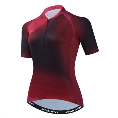 Cycling Jersey Women Bike Short Sleeve with 3 Rear Pockets,Reflective Breathable,Quick Dry S-3XL