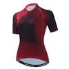 Cycling Jersey Women Bike Short Sleeve with 3 Rear Pockets,Reflective Breathable,Quick Dry S-3XL view 1