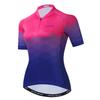 Cycling Jersey Women Bike Short Sleeve with 3 Rear Pockets,Reflective Breathable,Quick Dry S-3XL view 1