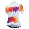 Cycling Jersey Women Bike Short Sleeve with 3 Rear Pockets,Reflective Breathable,Quick Dry S-3XL