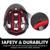 Atphfety Kids Toddler Bike Helmet, Adjustable Boys Girl Helmets from Baby to Children(Age 1-8), Multi Sports for Bicycle Skate with LED Light view 3