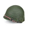 KODENOR Heavy Duty Helmet US Army Tactical Helmet WWII Steel M1 Green Steel Helmet Replica with Pretend Net/Canvas Chin Strap (Color : M1) view 3