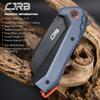 CJRB Tigris Tactical Knife, Pocket Knife with AR-RPM9 Powder Steel Black PVD Blade Black & Blue G10 Handle for EDC Camping Hunting (J1919) view 3
