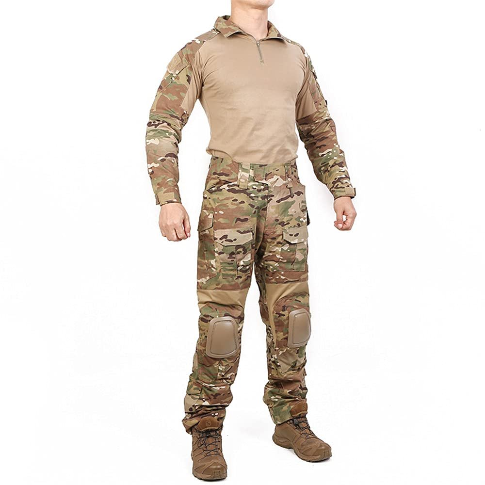 EMERSONGEAR Combat BDU G2 Uniform Set with Pads Tactical Suit and Pants