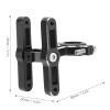 Alomejor Bicycle Bottle cage Holder, Lightweight Aluminium Alloy Design, rotatable Double Adapter for Cyclists commuters Outdoor Adventures Travel Hiking view 3