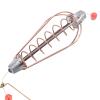 Fishing Bait Holder,Multi-Purpose Copper Spring Lure Feeder Tackle Kit with Hooks,Lure Feeder for Freshwater Anglers Lakes Rivers view 4