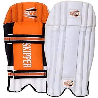 CW SKIPPER Cricket Wicket Keeping Pads For Men Size Wicket Keeper Legguard Sports Gear Wicket Keeping Pads Adult Boys Wicket Keeping Pads For Men Practice Cricket Gear Protective Wicket Keeping guards
