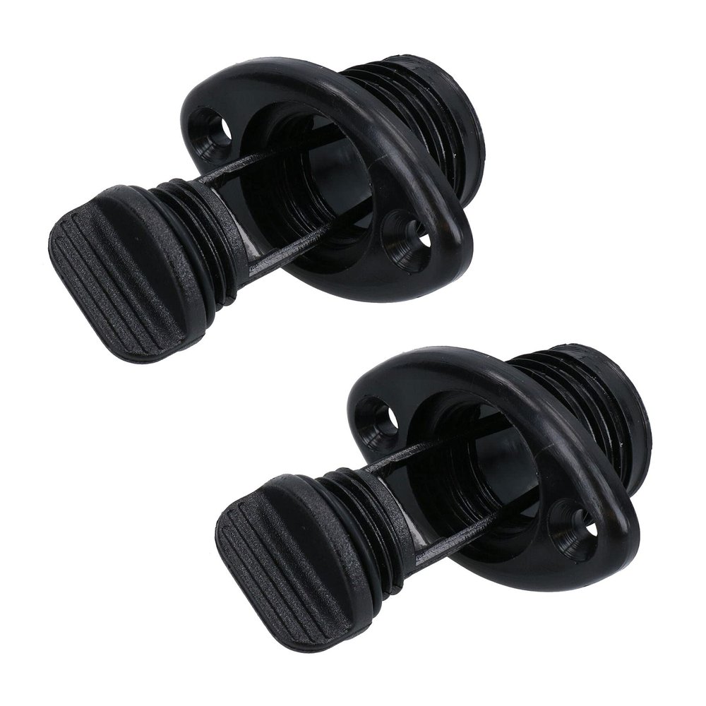 AB Tools 2 Pack Boat Drain Plug Bung Fitting Kayak Speedboat Rib Bung Transom