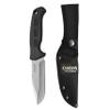 Camillus Hawker 9" Drop Point Blade Durable Corrosion-Resistant 420 Stainless Steel Hunting Hiking Fishing Camping Fixed Blade Knife with Protective Sheath