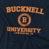 Bucknell University Official Circle Logo Unisex Adult T-Shirt, Navy, 4X-Large view 2