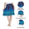 Lannaclothesdesign High Waisted Skirts for Women Short Flowy Summer Skirt Trendy Outfit Knee Length Boho Clothing Fall Skirts view 4