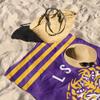 Northwest NCAA LSU Tigers Unisex-Adult Beach Towel, 30" x 60", Stripes view 3
