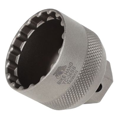 BIKE HAND eBike Bottom Bracket 16-Notch Lockring Install Remove Tool - Compatible with Shimano Steps E6000