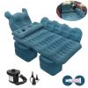ISWEES Car Bed SUV Air Mattress, Car Air Mattress with Electric Pump, 2 Inflatable Pillows and 2 Footrests for Back Seat, Side Seat,Trunk Sleeping, Thickened Camping Bed - Black view 1