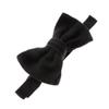 My Lello Child Linen Adjustable Pre-Tied Bow Tie - Black view 1