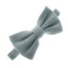 My Lello Baby Linen Adjustable Pre-Tied Bow Tie - Smoky Blue view 1