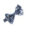 My Lello Child Printed Denim Adjustable Pre-Tied Bow Tie - Celestial Sparkle Classic Denim view 1