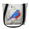 Betsy Drake TY1050S 13 x 13 in. Dicks Blue Bird Small Tote Bag view 1