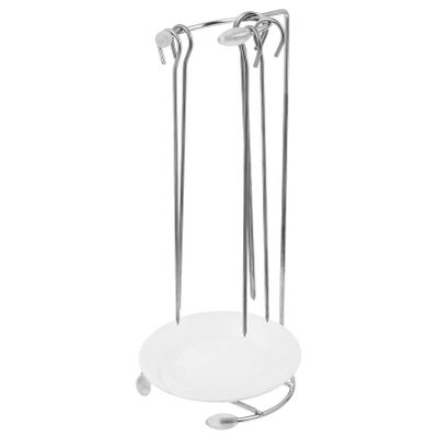 Stainless Steel Kebab Rack Bbq Skewers for Grilling Accessories for The Grill Meat Skewers Grill Food Rack