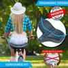 X WING Mega Bike Saddle Replacement Seat for Adults, Men & Women | Comfortable Padded Cushion, Ergonomic Design & Spacious Seat | Fit for Electric, City, Stationary, Exercise Bicycles & Beach Cruisers view 2