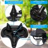 X WING Mega Bike Saddle Replacement Seat for Adults, Men & Women | Comfortable Padded Cushion, Ergonomic Design & Spacious Seat | Fit for Electric, City, Stationary, Exercise Bicycles & Beach Cruisers view 4