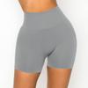 ALWAYS Women's Seamless Biker Shorts - High Waisted Yoga Running Athletic Workout Short Pants Grey Medium view 2