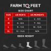 Farm to Feet Men's Floyd Ultra-Lightweight Crew Merino Wool Socks, Denim Blue Heather/Dark Shadow, Large view 4