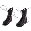 Almencla 1/6 Scale Male Action Figure Boot Shoes, 2 in Plastic Half Boots for 12 in Male Figures view 2