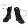 Almencla 1/6 Scale Male Action Figure Boot Shoes, 2 in Plastic Half Boots for 12 in Male Figures view 4